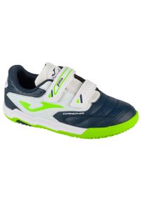 Joma - Buty halowe do piłki nożnej chłopięce, Cancha Jr. 25 CAJS IN. Kolor: niebieski. Sport: piłka nożna #1