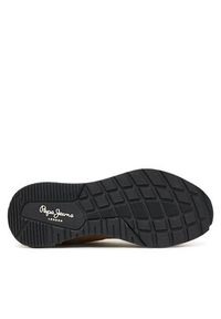 Pepe Jeans Sneakersy Marlon Sports M PMS600002 Brązowy. Kolor: brązowy. Materiał: zamsz, skóra #5
