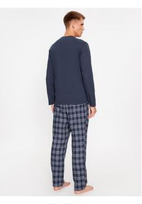 Emporio Armani Underwear Piżama 111860 3F576 59136 Granatowy Regular Fit. Kolor: niebieski. Materiał: bawełna #3