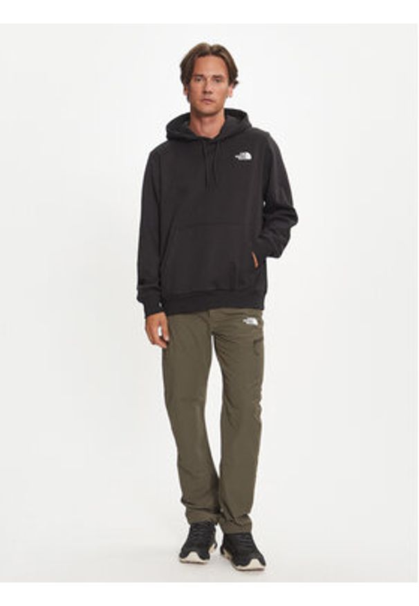 The North Face Bluza Simple Dome NF0A89FC Czarny Regular Fit. Kolor: czarny. Materiał: bawełna, syntetyk