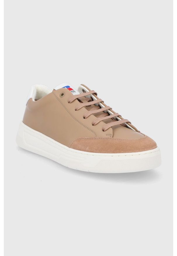 BOSS - Boss - Buty. Zapięcie: sznurówki. Kolor: brązowy. Materiał: guma