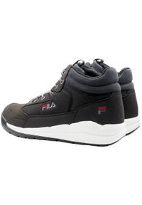 Fila - Męskie Buty Sportowe Alpha Suede Mid. Kolor: czarny