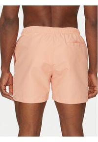Calvin Klein Swimwear Szorty kąpielowe KM0KM01166 Koralowy Regular Fit. Kolor: pomarańczowy. Materiał: syntetyk #4