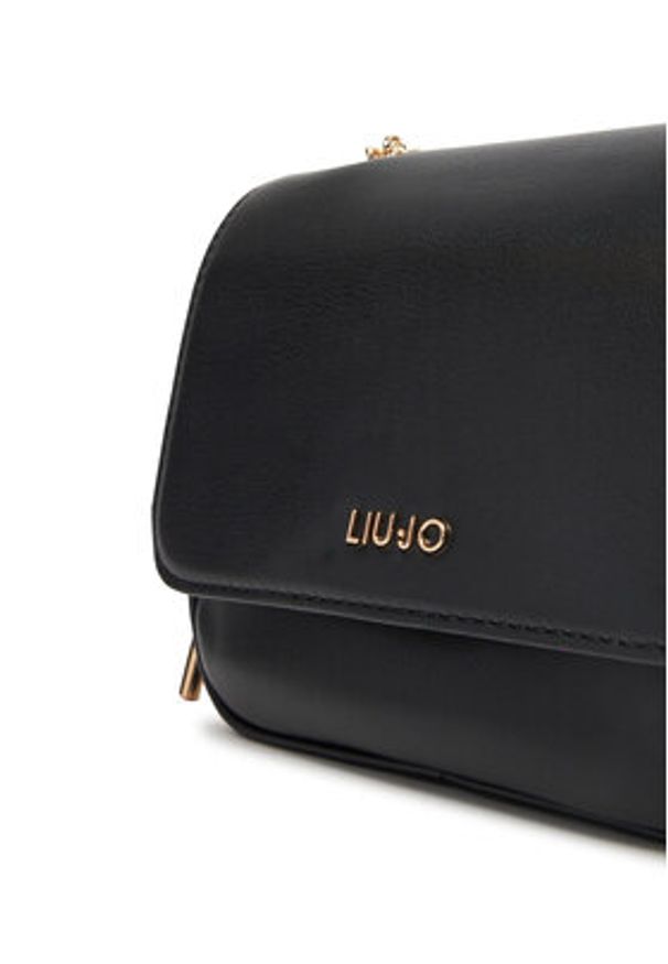 Liu Jo Torebka Ecs Xs Crossbody AA5220 E0015 Czarny. Kolor: czarny. Materiał: skórzane