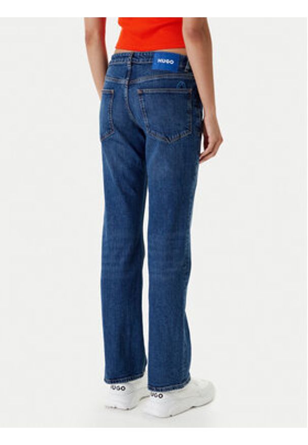 Hugo - HUGO Jeansy Gamera_B 50541565 Niebieski Slim Fit. Kolor: niebieski