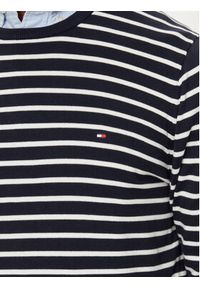 TOMMY HILFIGER - Tommy Hilfiger Sweter Essential MW0MW14748 Granatowy Regular Fit. Kolor: niebieski. Materiał: bawełna #2