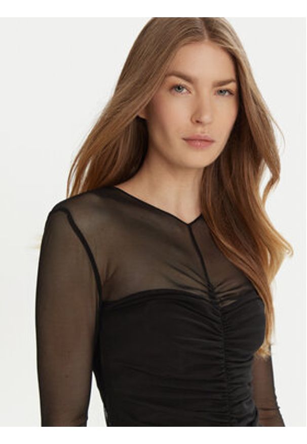 NORMA KAMALI Sukienka wieczorowa ST324PPMG08001 Czarny Slim Fit. Kolor: czarny. Materiał: syntetyk. Styl: wizytowy