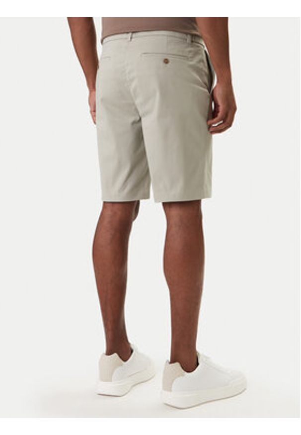 Calvin Klein Szorty materiałowe LV04LF622G Brązowy Slim Fit. Kolor: brązowy. Materiał: bawełna
