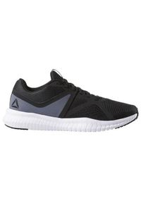 Buty treningowe damskie Reebok Flexagon Fit. Zapięcie: sznurówki. Kolor: szary. Materiał: guma, syntetyk, tkanina, materiał. Szerokość cholewki: normalna. Sport: fitness
