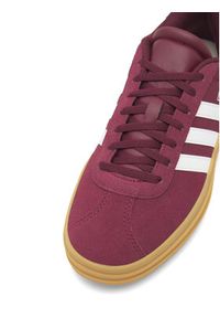 Adidas - adidas Sneakersy VL Court Bold IH4780 Bordowy. Kolor: czerwony. Materiał: zamsz, skóra