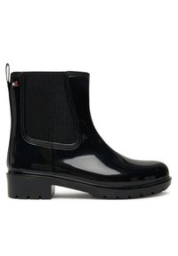 TOMMY HILFIGER - Kalosze Tommy Hilfiger. Kolor: czarny