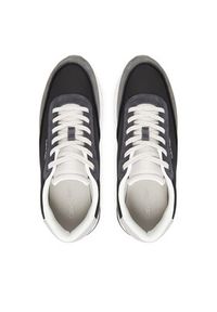 Calvin Klein Sneakersy Low Top Lace Up Repreve Mix HM0HM01714 Szary. Kolor: szary. Materiał: zamsz, skóra
