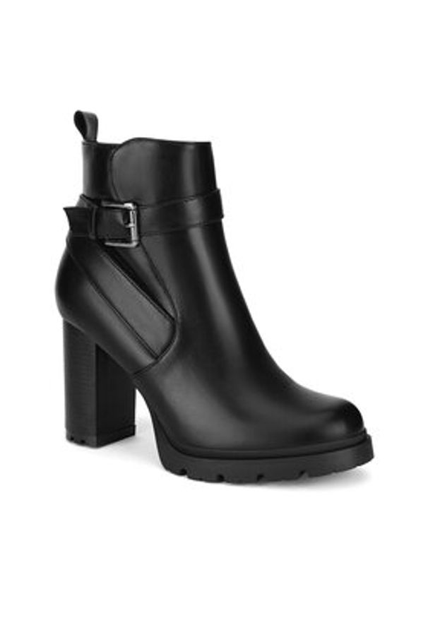 Clara Barson Botki WS5881-26 Czarny. Kolor: czarny. Materiał: skóra
