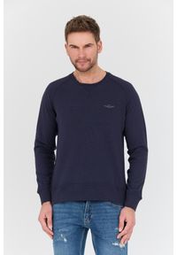 Aeronautica Militare - AERONAUTICA MILITARE Granatowa bluza męska Felpa Girocollo, Rozmiar 3XL. Kolor: niebieski #1