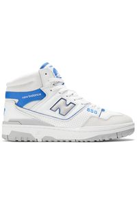 Buty New Balance BB650RWI - białe. Okazja: na co dzień. Wysokość cholewki: przed kolano. Kolor: biały. Materiał: materiał, skóra. Szerokość cholewki: normalna. Sezon: lato. Sport: koszykówka, fitness #1