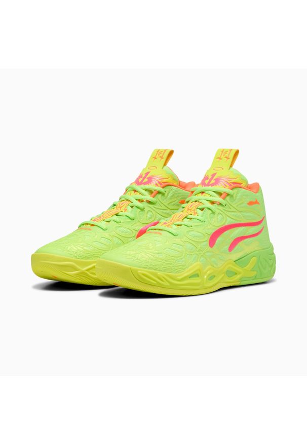 Puma Buty Mb.04 Gem 31142101. Kolor: zielony, wielokolorowy, żółty