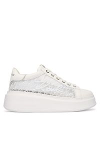 Karl Lagerfeld - KARL LAGERFELD Sneakersy Anakapri KL63510L Biały. Kolor: biały. Materiał: materiał #1