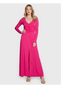 Blugirl Blumarine Sukienka wieczorowa RA3065-J6634 Różowy Slim Fit. Kolor: różowy. Materiał: syntetyk. Styl: wizytowy #1