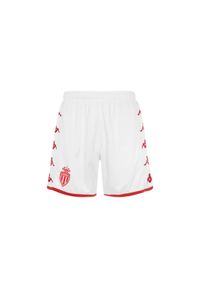 Kappa - Szorty AS Monaco Kombat Ryder Pro. Kolor: czerwony, biały, wielokolorowy. Sport: piłka nożna