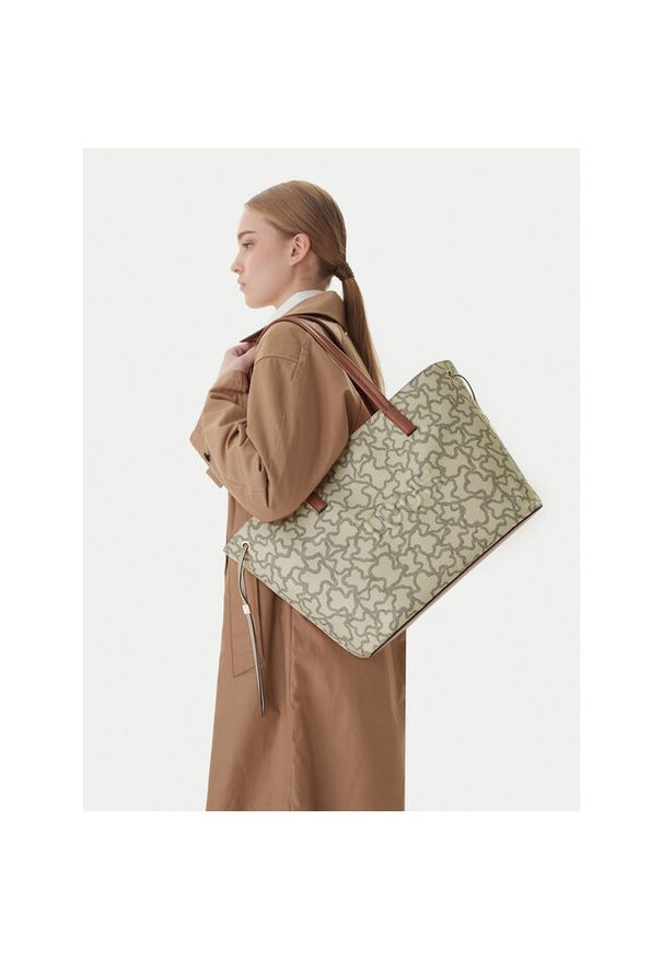 Tous - Torebka TOUS. Kolor: beżowy