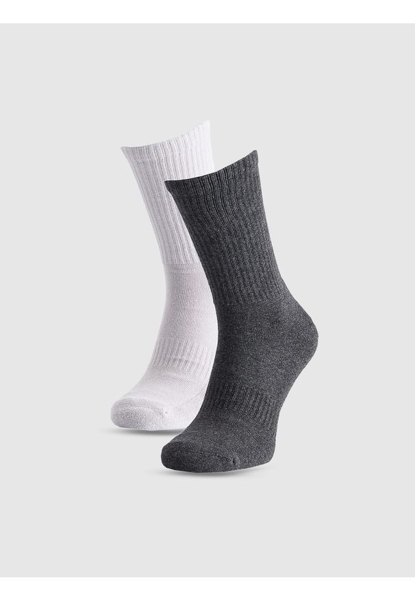 4f - 4F Skarpety casual za kostkę (2-pack) męskie - multikolor 39-42. Kolor: wielokolorowy. Materiał: bawełna