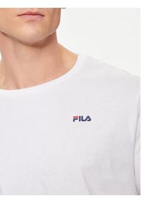 Fila Komplet 2 t-shirtów FAM0083 Biały Regular Fit. Kolor: biały. Materiał: bawełna