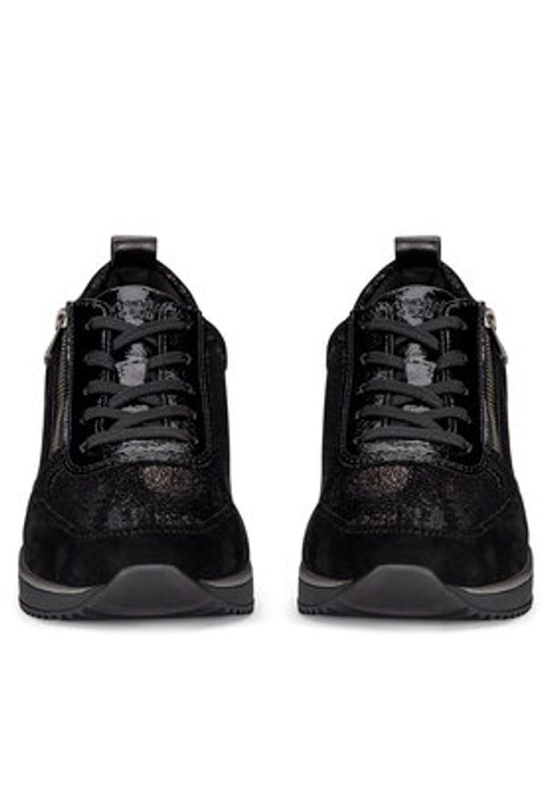 Remonte Sneakersy D2401-02 Czarny. Kolor: czarny. Materiał: materiał