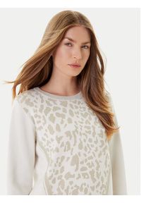 Liu Jo Sweter TF5172 MS49I Écru Regular Fit. Materiał: wiskoza #3