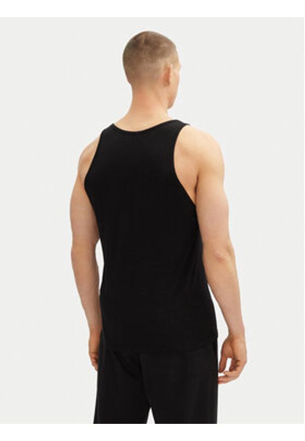 Jack & Jones - Jack&Jones Tank top Jake 12270577 Czarny Regular Fit. Kolor: czarny. Materiał: bawełna