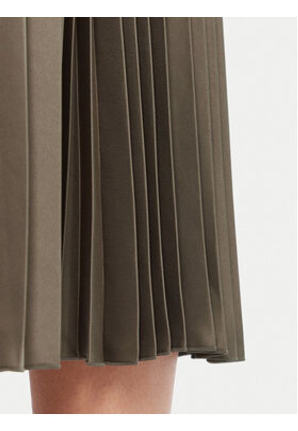 Marella Spódnica plisowana Pontiac 2523106045 Zielony Regular Fit. Kolor: zielony. Materiał: wiskoza