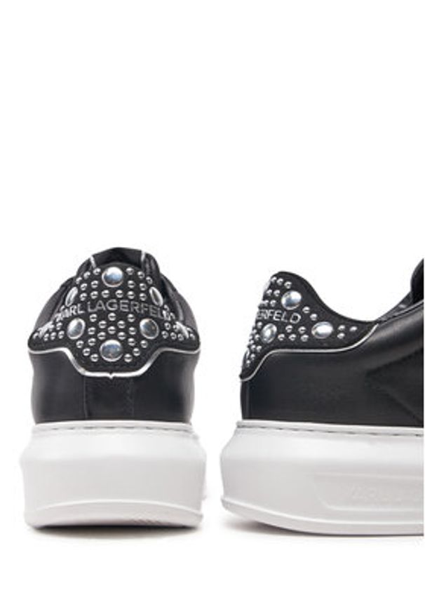 Karl Lagerfeld - KARL LAGERFELD Sneakersy KL62529M Czarny. Kolor: czarny. Materiał: skóra