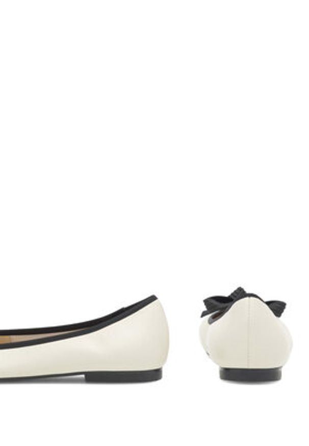 Gino Rossi Baleriny COZY-HS001-1-2 Écru. Materiał: skóra