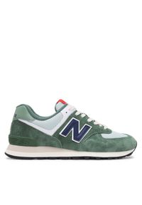 New Balance Sneakersy U574HGB Zielony. Kolor: zielony. Materiał: zamsz, skóra. Model: New Balance 574 #1