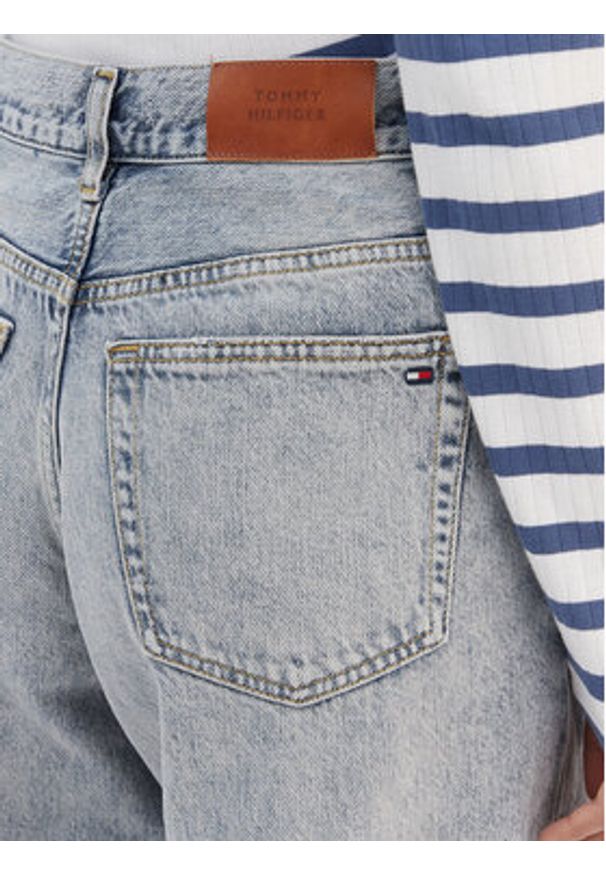 TOMMY HILFIGER - Tommy Hilfiger Jeansy 70's WW0WW48519 Niebieski Wide Leg. Kolor: niebieski