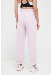 adidas Originals spodnie dresowe kolor różowy gładkie. Stan: podwyższony. Kolor: różowy. Materiał: dresówka. Wzór: gładki #2