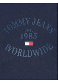 Tommy Jeans Sukienka codzienna Worldwide DW0DW15878 Granatowy Slim Fit. Okazja: na co dzień. Kolor: niebieski. Materiał: bawełna. Typ sukienki: proste. Styl: casual