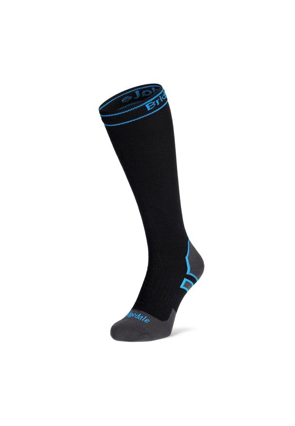 BRIDGEDALE - Skarpety Bridgedale StormSock Mid Knee - black/blue. Kolor: wielokolorowy, niebieski, czarny