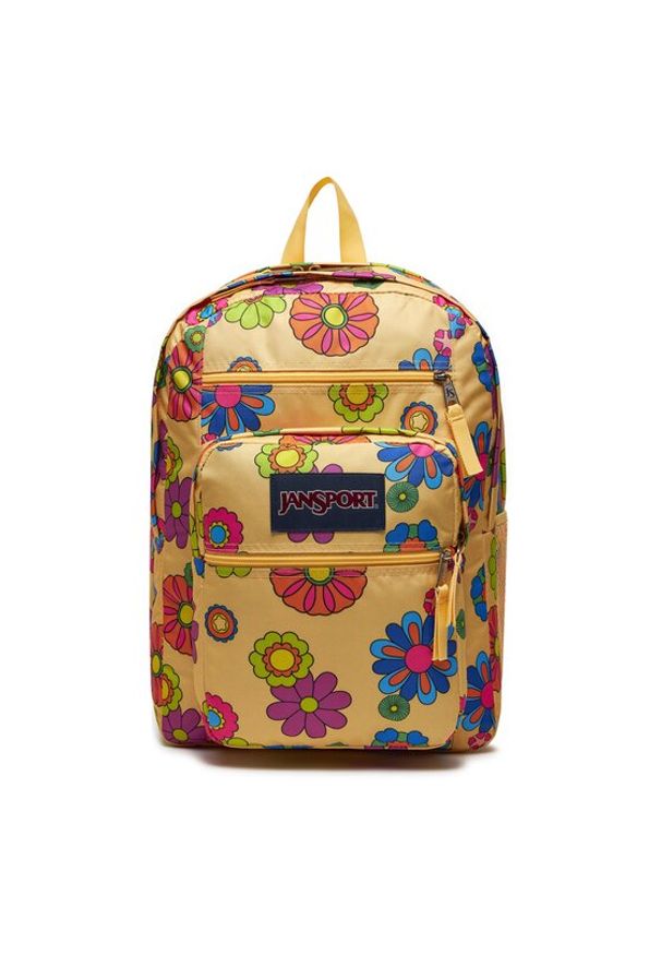 JanSport Plecak Big Student EK0A5BAH6K11 Żółty. Kolor: żółty. Materiał: materiał. Styl: młodzieżowy