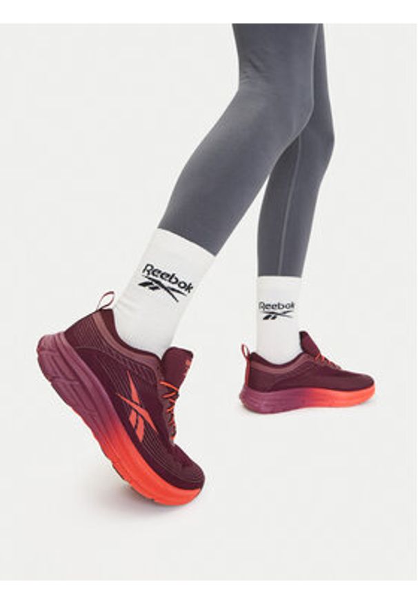 Reebok Sneakersy CEO-ROAD STRIDER 100249491 Bordowy. Kolor: czerwony. Materiał: materiał