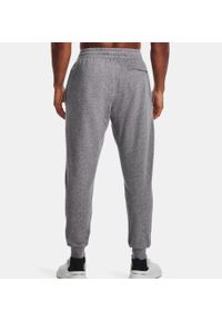 Spodnie fitness męskie Under Armour Rival Fleece Joggers. Kolor: wielokolorowy, szary. Sport: fitness