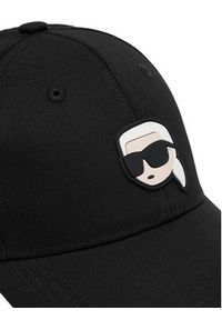 Karl Lagerfeld - KARL LAGERFELD Czapka z daszkiem A1W33037 Czarny. Kolor: czarny. Materiał: bawełna #3