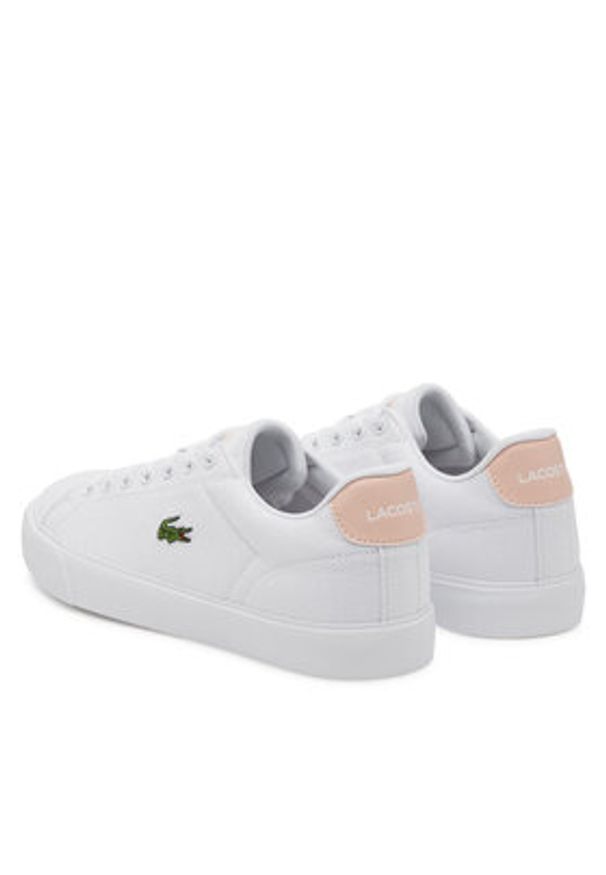 Lacoste Sneakersy 7-49CFA0004 Biały. Kolor: biały. Materiał: materiał