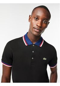 Lacoste Polo PH3461 Czarny Regular Fit. Typ kołnierza: polo. Kolor: czarny. Materiał: bawełna