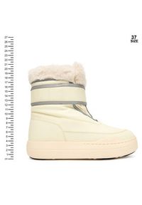 Moon Boot Śniegowce Jr Park Strap 80D3440030 D Beżowy. Kolor: beżowy. Materiał: materiał #2
