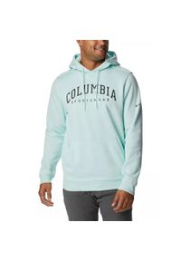 columbia - Bluza turystyczna męska Columbia CSC Basic Logo II Hoodie z kapturem. Typ kołnierza: kaptur. Kolor: niebieski. Materiał: materiał #1