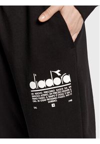Diadora Spodnie dresowe Unisex Manifesto 502.179480 Czarny Loose Fit. Kolor: czarny. Materiał: bawełna, dresówka #6