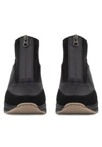 Rieker Sneakersy N6361-00 Czarny. Kolor: czarny. Materiał: materiał #6