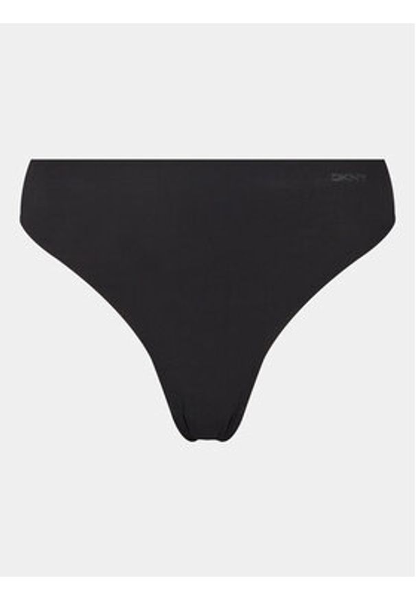 DKNY Komplet 3 par stringów DK5026BP3 Czarny. Kolor: czarny. Materiał: syntetyk
