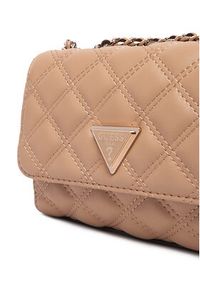 Guess Torebka Giully II Mini HWQG96 73740 Beżowy. Kolor: beżowy. Materiał: skórzane