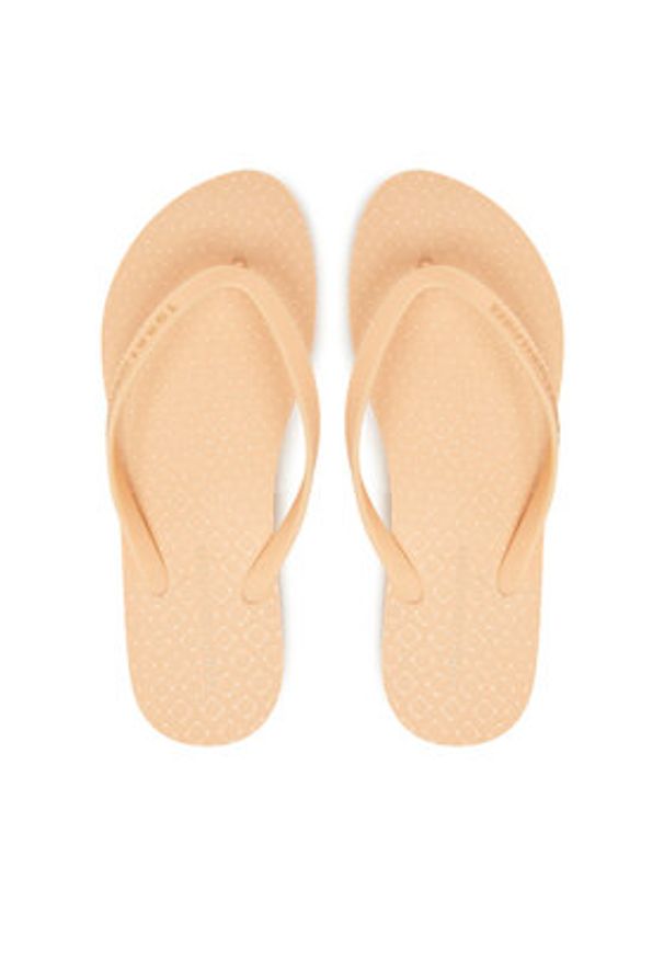 TOMMY HILFIGER - Tommy Hilfiger Japonki Hilfiger Strap Beach Sandal FW0FW08736 Pomarańczowy. Kolor: pomarańczowy. Materiał: materiał